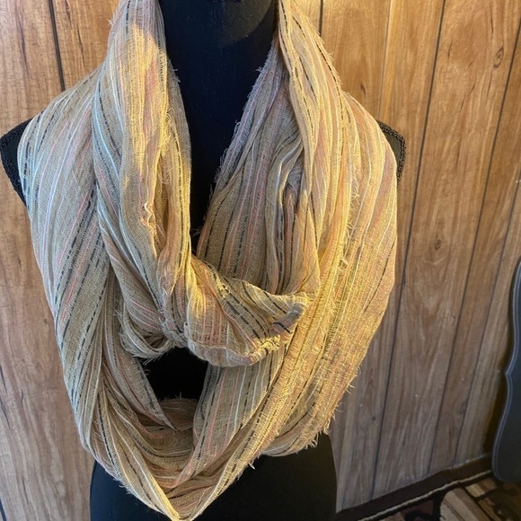 Accessories - Infinity Scarf rayon with sparkling accents.
